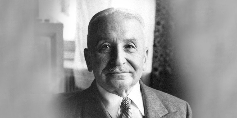 Portrait von Ludwig von Mises