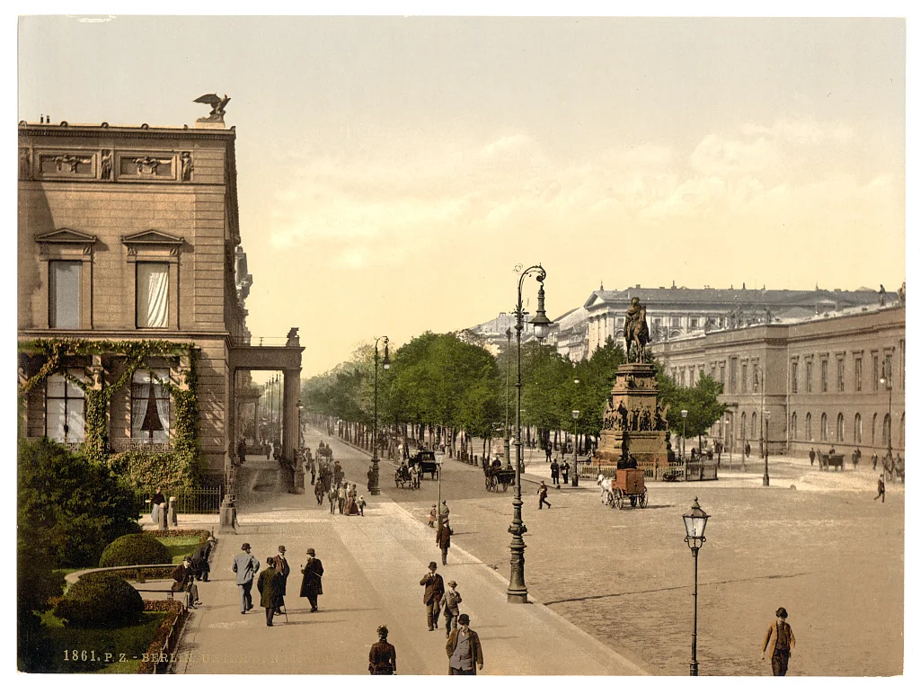 Unter den Linden, Berlin, Photochrom ca. 1890-1900