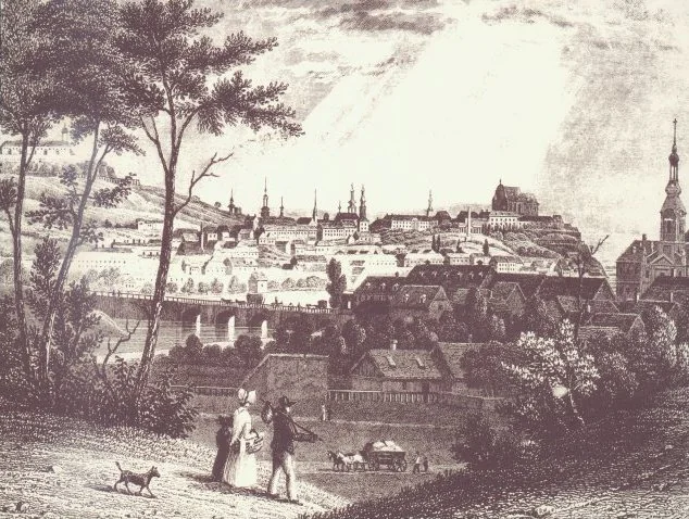 Brünn aus südwestlicher Sicht, 1842