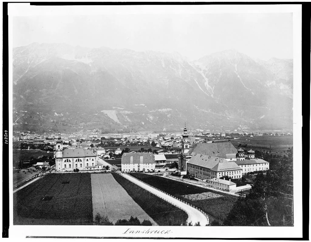 Innsbruck, Stadtansicht zwischen 1860 und 1890